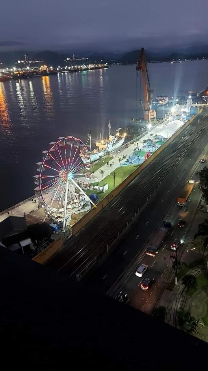 Apartamento Em Santos No Gonzaga Em Frente A Praia Eksteriør billede