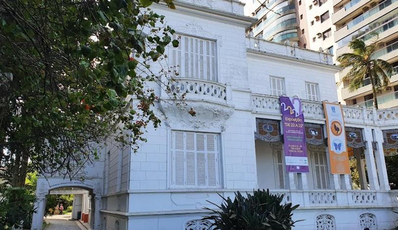 Apartamento Em Santos No Gonzaga Em Frente A Praia Eksteriør billede